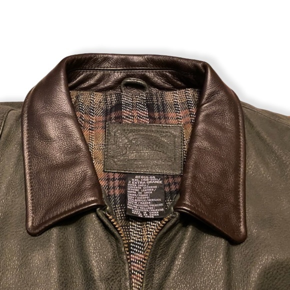 Men’s Leather Jacket  St John’s Bay size XXL - Picture 4 of 4